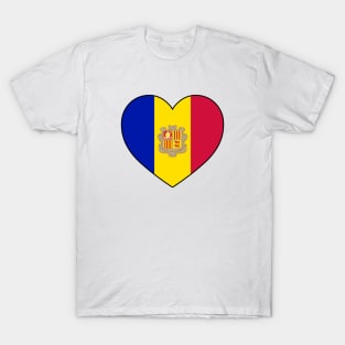 Heart - Andorra _039 T-Shirt